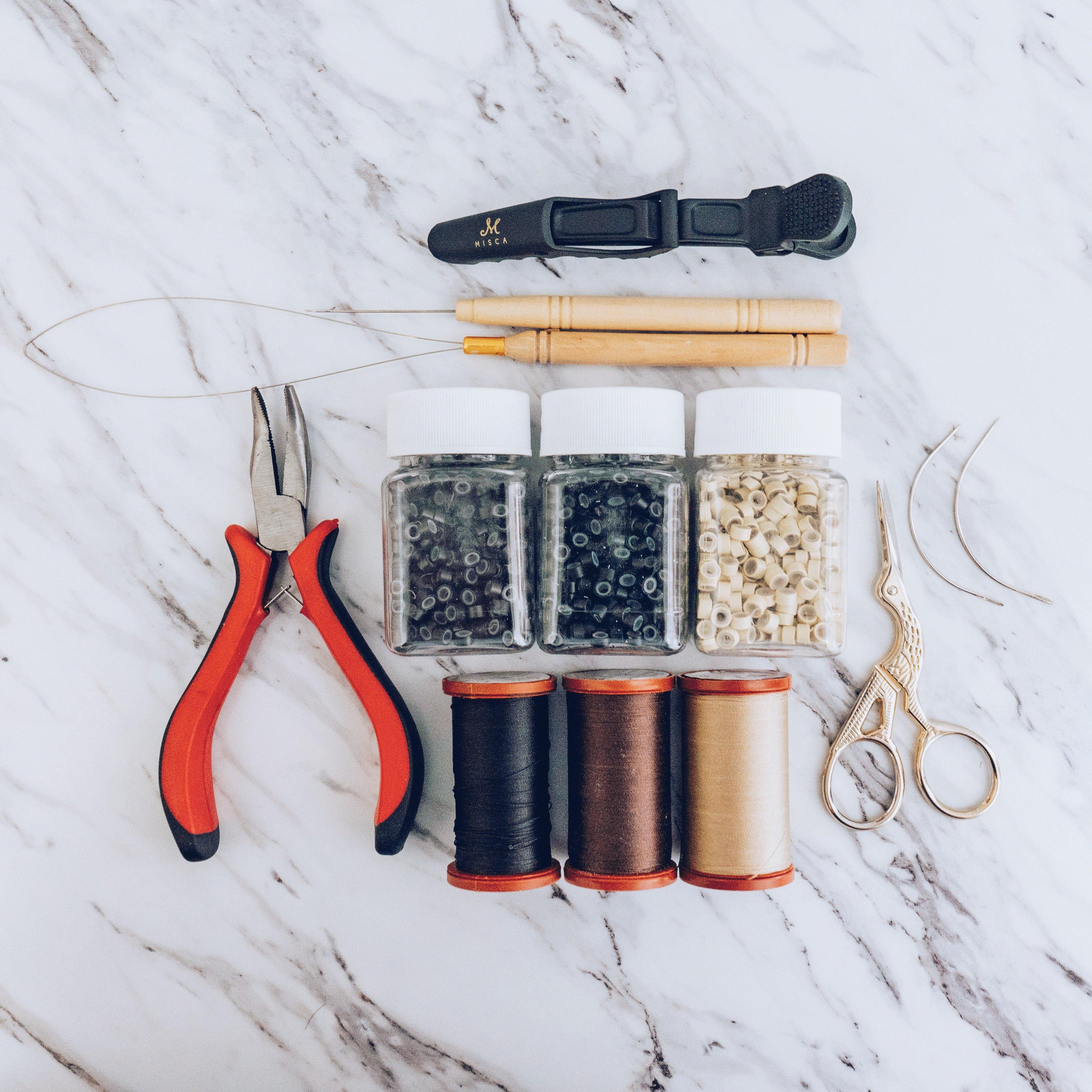 Hand-Tied Extension Tool Kit – Misca Hair